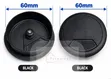 60mm Desk Cable Grommets (Nyeusi) - 1
