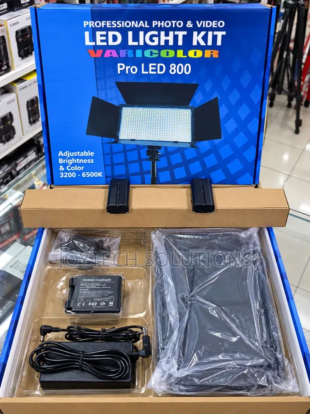 LED Studio Panel Light 800W Photo/Video Lighting Kit - 1