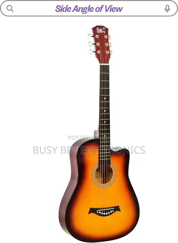 Gitaa la Acoustic Likiwa na String 6 kwa Wanaoanza - 1