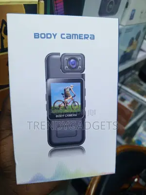 Mini Body Camera Portable yenye LCD & Lens Zinazozunguka 180°