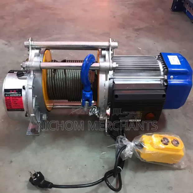 1.5 Ton Electric Hoist / Winch - 100m Lift - 1