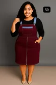 Beautiful Dungaree Dress - Brand New - 3