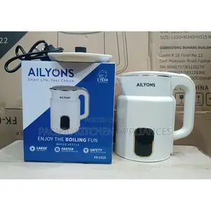Ailyons FK-0319 Kettle Mpya ya Maji ya Moto - Nyeupe