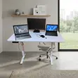 1.2m White Electric Standing Desk - Inayoweza Kurekebisha Urefu - 3