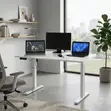 1.2m White Electric Standing Desk - Inayoweza Kurekebisha Urefu - 4