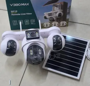 4G Solar CCTV Camera with 4 Lenses & AI Tracking