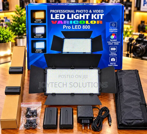 Pro LED 800 Varicolor Originali ya KuRekodi Video na Barndoors - 1