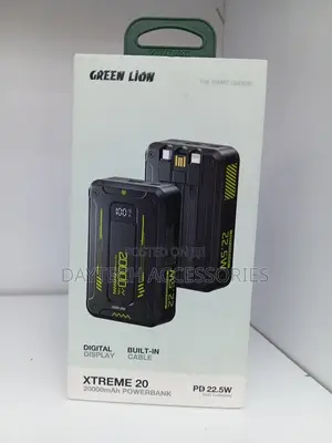 Green Lion Xtreme 20 Power Bank 20000mAh PD 22.5W