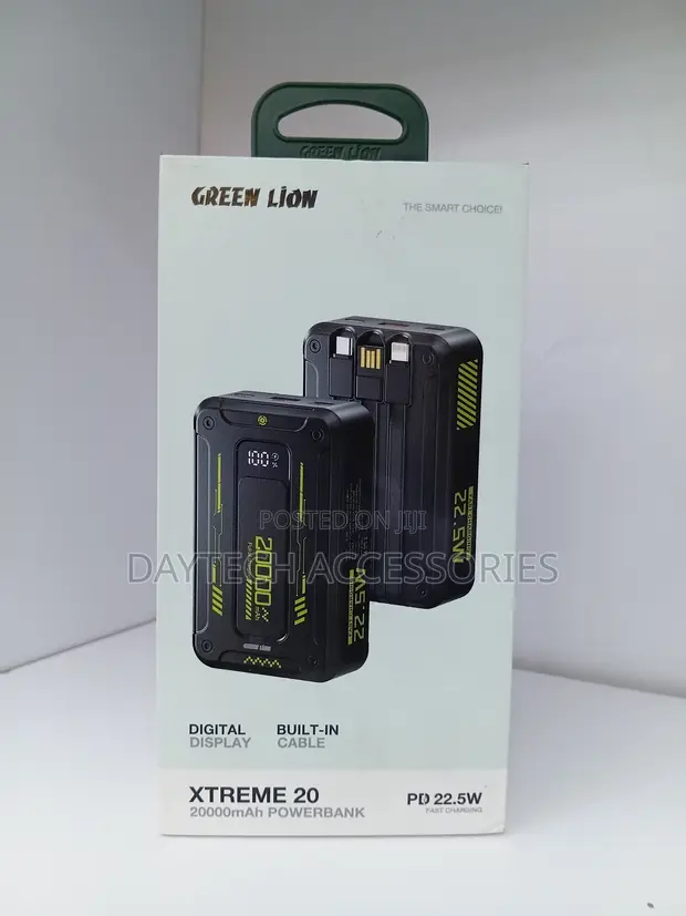 Green Lion Xtreme 20 Power Bank 20,000mAh 22.5W - 1