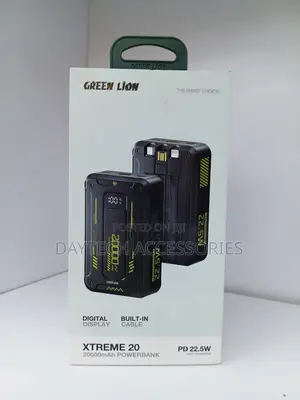 Green Lion Xtreme 20 Power Bank 20,000mAh 22.5W