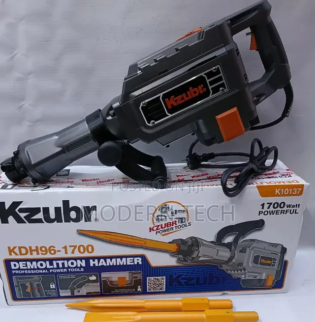 Kzubr 1700W Industrial Demolition Hammer - 1