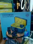 Q9 Wireless Lavalier Microphone na Magnetic Clip & LED Case - 2