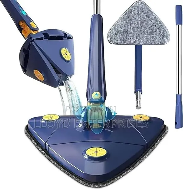 Long Handle Triangular Twist Mop - Brand New - 1