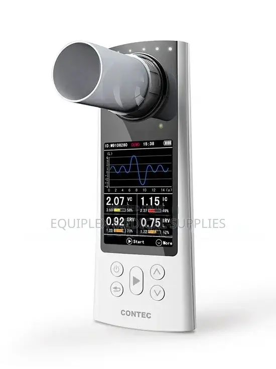 Portable Contec Spirometer for Lung Function Assessment - 1
