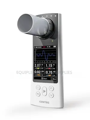 Portable Contec Spirometer for Lung Function Assessment