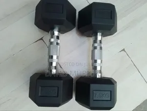 7.5KG Heavy-Duty Dumbbells - 2 Pieces