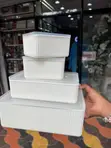 4pc Ribbed Airtight Food Storage Containers Set - 2