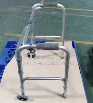 Foldable Height Adjustable Walker with Wheels