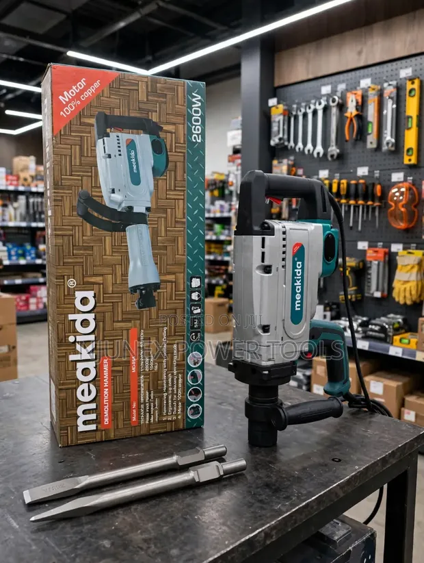 Meakida 2600W Demolition Hammer (Model MD-95A) - 1
