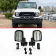 Side Mirror Set for Toyota Land Cruiser FJ79 (2024+) - Black, Electric, 3-Wire - 1