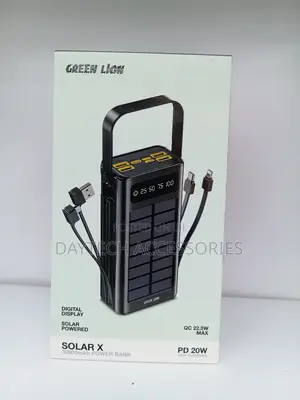 Green Lion Solar X Power Bank 30000mAh