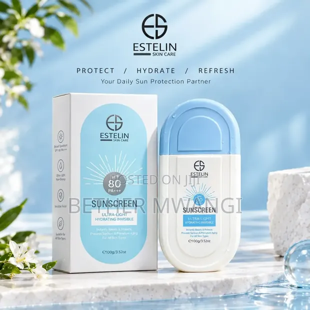 Estelin Ultra-Light Hydrating Invisible Sunscreen SPF80 PA+ - 1