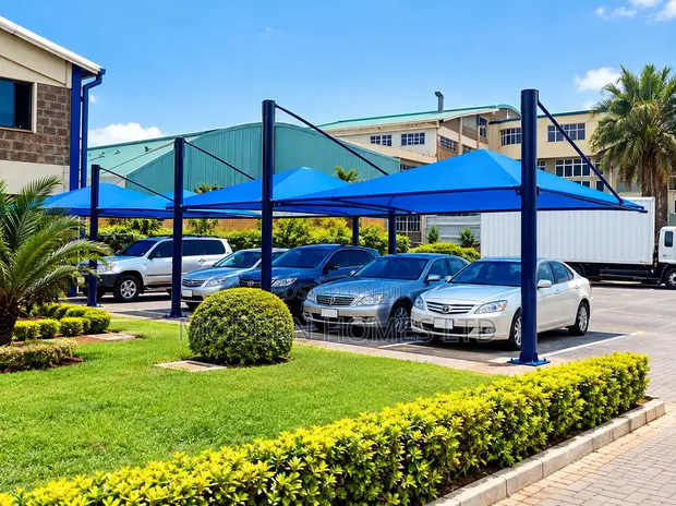 Parking Shades Kenya | Steel Frame & Dawa ya Miaka 10 ya Shade Net - 1