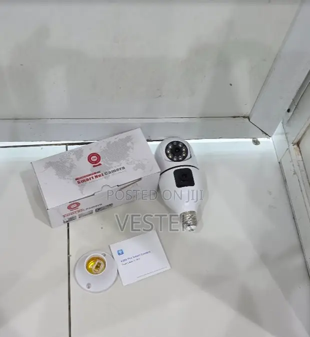 V380 Pro Wireless WiFi Bulb Camera - Full HD 1080P PTZ - 1