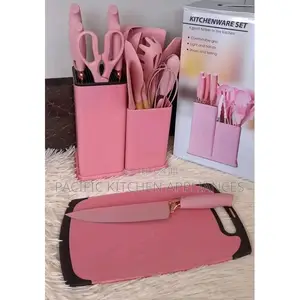 19-Piece Silicone Utensil Set with Cutting Board & Stand