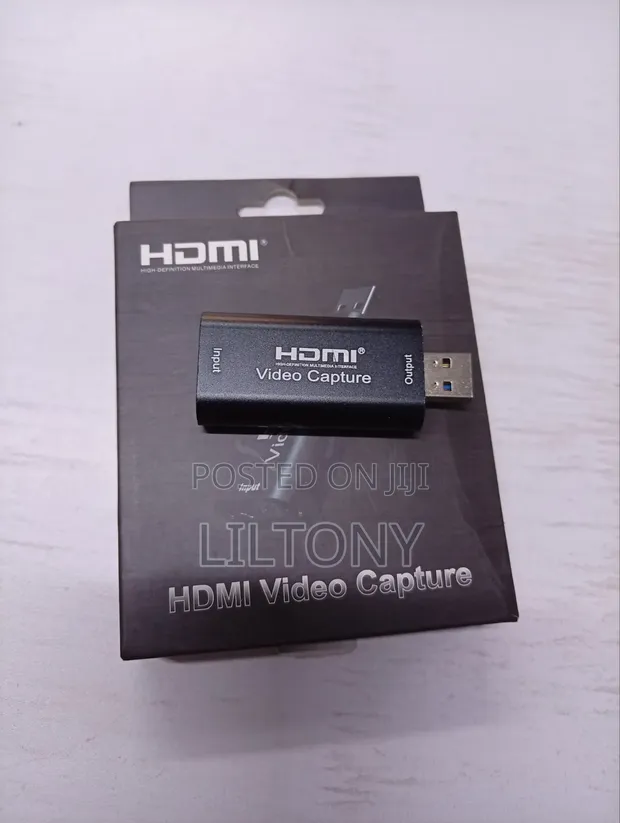 New USB Capture Card (Black) - 1