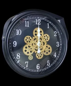 Rotating Moving Gear Wall Clock