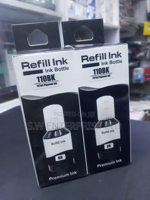 Tinti Nyeusi ya Epson 110BK Premium
