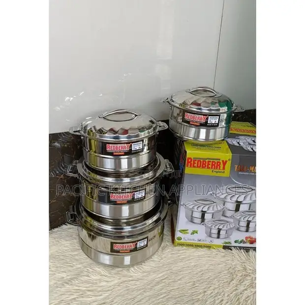 Redberry Set of 4 TallMax Hotpots (2L-5L) - 1