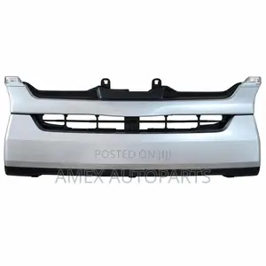 Grille ya Toyota Hiace KDH200 7L (2014+) Fupi Chrome/Nyeusi