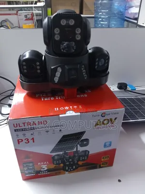 Triple Lens 4G Security Camera with Alarm