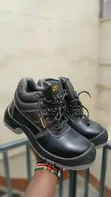 Steel Toed Safety Boots - Construction Safety Shoes - 1