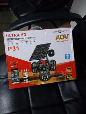 4G Triple Lens CCTV Camera yenye Alarm (Mpya Kabisa)