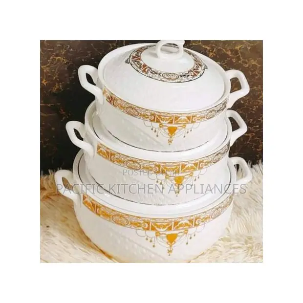 White Ceramic Soup Bowls Set of 4 - 1