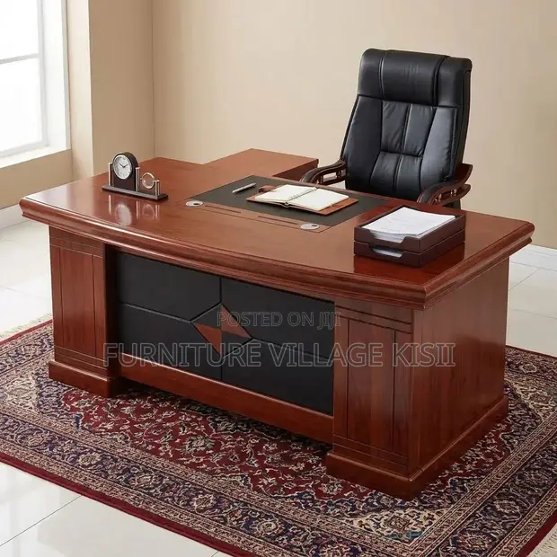 Executive Mahogany Office Desk (2.0M) - 1