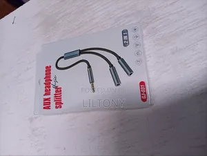 3.5mm Audio Splitter - Converts One Port to Two Aux