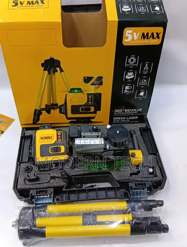 DeWalt 3x360° Green Laser Level - 1