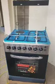 60x60cm Skywood 3 Gas + 1 Electric Plate Standing Cooker with Electric Oven - 1