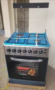 60x60cm Skywood 3 Gas + 1 Electric Plate Standing Cooker with Electric Oven - 2