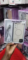 White Magnetic Case with Strap for Samsung Galaxy A17 - 1