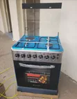 Skywood 50x55cm 3+1 Gas Burner Standing Cooker with Electric Oven & Timer - 2