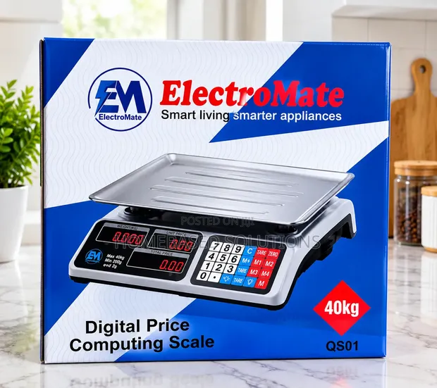 Electromate Digital Weighing Scale (Up to 40kg) - 1