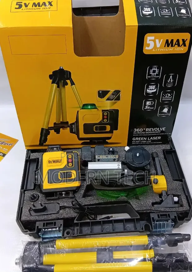 DeWalt Green Beam 360° Laser Level - 1