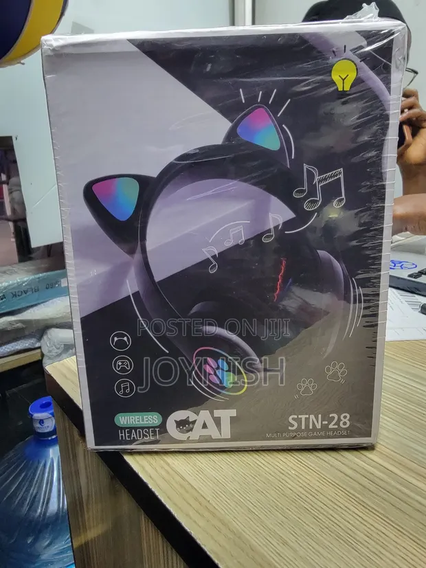 Cat Ear Headphones Black - 1