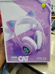 Cat Ear Headphones - Purple, Brand New - 1