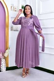 Gauni la Chiffon na Mkanda - Jipya Kabisa - 1